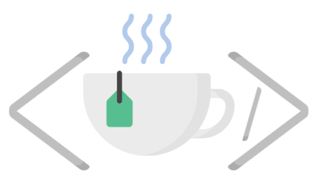 logo with cup of tea